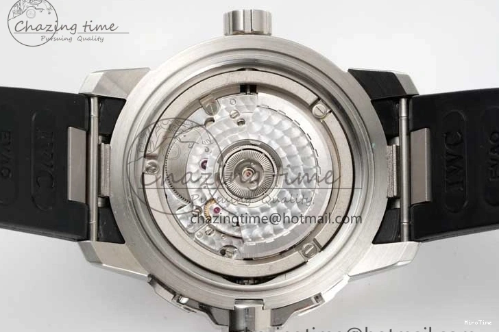 MIROTIME 0403 Aquatimer SS IW3290 RSF 1:1 Best Edition Blue Dial on Black Rubber Strap A Fashionable 7074